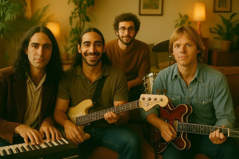 <p>The Velvet Sundown is a synthetic music project that rapidly rose in popularity on major streaming platforms in 2025. Presented as a vintage-inspired four-piece psychedelic rock and alt-pop band, it amassed hundreds of thousands — and eventually over a million — monthly listeners on Spotify within weeks of its debut. The project combines AI-generated music, imagery, and band backstory with human creative direction, challenging traditional notions of authorship and identity in the music industry. Now-confirmed AI band with over 1 million streaming subscribers. </p>
<p>First Appearance: June 2025, with debut album Floating on Echoes followed by Dust and Silence. NME+1 Described Style: 1970s-flavored psychedelic rock, cinematic alt-pop, and dreamy analogue soul per their artist biography.</p>
<p>NME Supposed Members (Fictional): Vocalist/mellotron player Gabe Farrow, guitarist Lennie West, bassist-synth alchemist Milo Rains, and percussionist Orion “Rio” Del Mar — none verified as real people outside their streaming profile. NME Revelation: After speculation and analysis, the group’s official Spotify bio was updated to admit the band is “a synthetic music project… composed, voiced, and visualized with the support of artificial intelligence,” framed as an artistic provocation.</p>