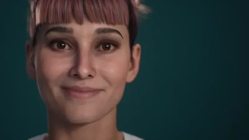 Created with Unreal Engine’s MetaHuman system; used in tech demos