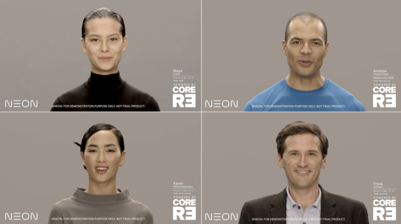 Hyperreal “artificial humans” created by Samsung STAR Labs