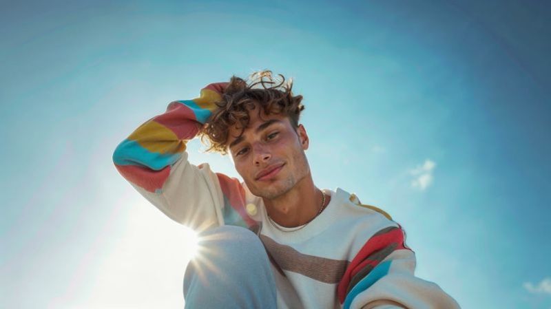 <p>Created entirely via generative AI for both music and visual identity.</p>